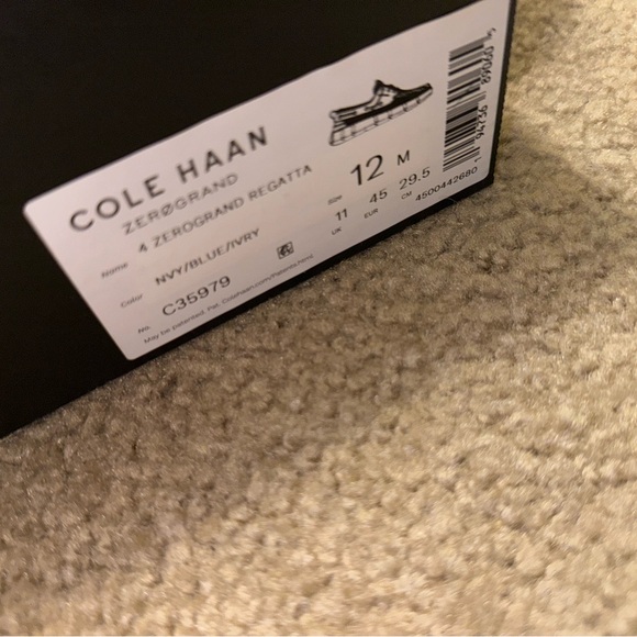 COLE HAAN zero ground navy blue men’s shoe size 12 - Picture 5 of 5